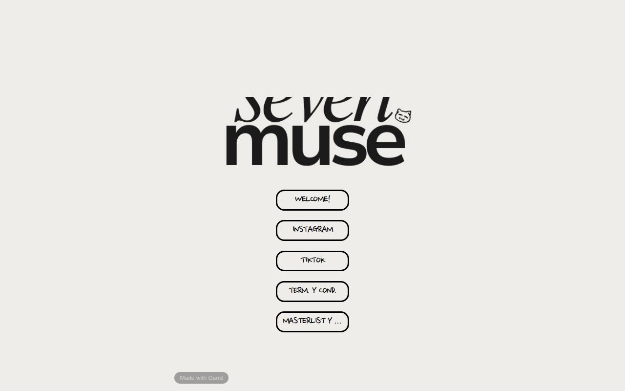 Carrd profile picture for @sevenmuse